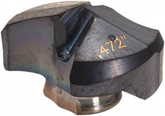 Iscar - Series IDI-SK, 11.99mm Diam Grade IC908 140° Replaceable Drill Tip - Carbide, TiAlN Finish, 12 Seat Size - Americas Industrial Supply