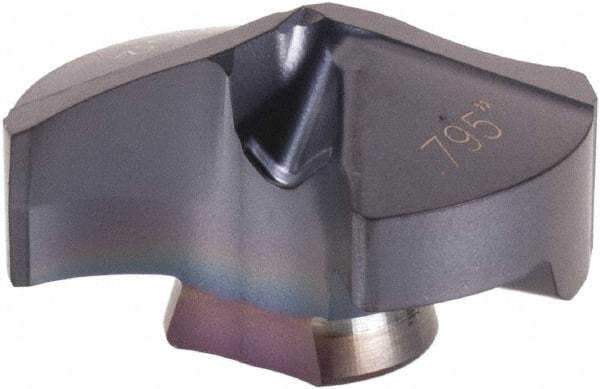 Iscar - Series IDI-SG, 0.795" Diam Grade IC908 140° Replaceable Drill Tip - Carbide, TiAlN Finish - Americas Industrial Supply