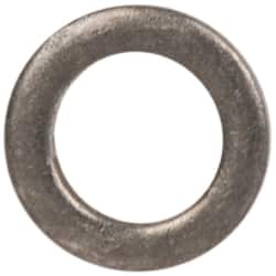 Made in USA - #0 Screw, Grade 300 Stainless Steel Standard Flat Washer - 0.063" ID x 0.099" OD, 0.016" Thick, Passivated Finish, Meets Military Specifications - Americas Industrial Supply