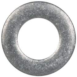 Made in USA - #4 Screw, Grade 300 Stainless Steel Standard Flat Washer - 0.115" ID x 0.209" OD, 0.032" Thick, Passivated Finish, Meets Military Specifications - Americas Industrial Supply