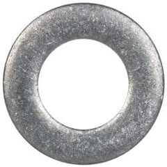 Made in USA - #4 Screw, Grade 300 Stainless Steel Standard Flat Washer - 0.115" ID x 0.209" OD, 0.032" Thick, Passivated Finish, Meets Military Specifications - Americas Industrial Supply