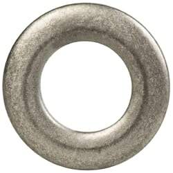 Made in USA - #10 Screw, Grade 300 Stainless Steel Standard Flat Washer - 0.195" ID x 0.354" OD, 0.063" Thick, Passivated Finish, Meets Military Specifications - Americas Industrial Supply