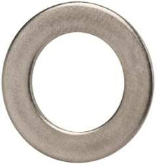 Made in USA - 3/8" Screw, Grade AN960 Stainless Steel Standard Flat Washer - 0.39" ID x 5/8" OD, 0.032" Thick, Passivated Finish, Meets Military Specifications - Americas Industrial Supply
