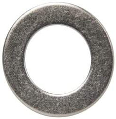 Made in USA - 7/16" Screw, Grade AN960 Stainless Steel Standard Flat Washer - 0.453" ID x 3/4" OD, 0.032" Thick, Passivated Finish, Meets Military Specifications - Americas Industrial Supply