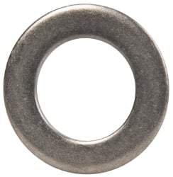 Made in USA - 7/16" Screw, Grade AN960 Stainless Steel Standard Flat Washer - 0.453" ID x 3/4" OD, 0.063" Thick, Passivated Finish, Meets Military Specifications - Americas Industrial Supply