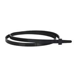 Made in USA - 28" Long Black Nylon Standard Cable Tie - 120 Lb Tensile Strength, 9" Max Bundle Diam - Americas Industrial Supply