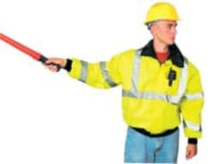 OccuNomix - Size S General Purpose & High Visibility Jacket - Yellow, Polyester, Zipper, Snaps Closure, 35 to 37" Chest - Americas Industrial Supply