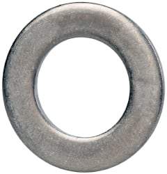 Made in USA - 1/2" Screw, Grade AN960 Stainless Steel Standard Flat Washer - 0.515" ID x 7/8" OD, 0.063" Thick, Passivated Finish, Meets Military Specifications - Americas Industrial Supply
