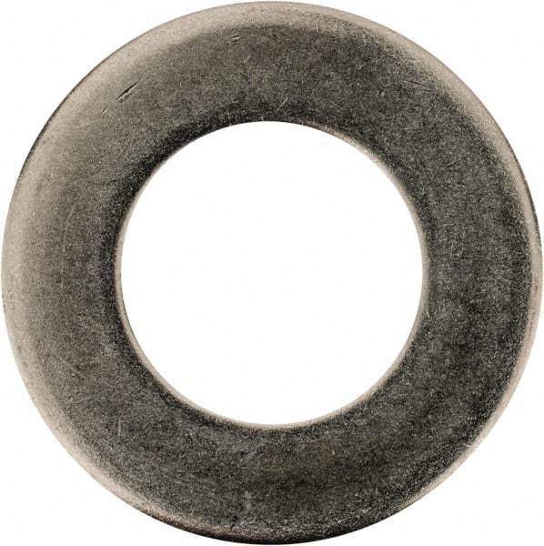 Made in USA - 9/16" Screw, Grade AN960 Stainless Steel Standard Flat Washer - 0.578" ID x 1.062" OD, 0.063" Thick, Passivated Finish, Meets Military Specifications - Americas Industrial Supply