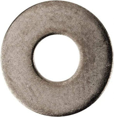 Made in USA - #4L Screw, Grade AN960 Stainless Steel Standard Flat Washer - 1/8" ID x 0.312" OD, 0.016" Thick, Passivated Finish, Meets Military Specifications - Americas Industrial Supply