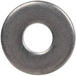 Made in USA - #4 Screw, Grade AN960 Stainless Steel Standard Flat Washer - 1/8" ID x 0.312" OD, 0.032" Thick, Passivated Finish, Meets Military Specifications - Americas Industrial Supply