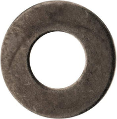 Made in USA - #8L Screw, Grade AN960 Stainless Steel Standard Flat Washer - 0.174" ID x 3/8" OD, 0.016" Thick, Passivated Finish, Meets Military Specifications - Americas Industrial Supply