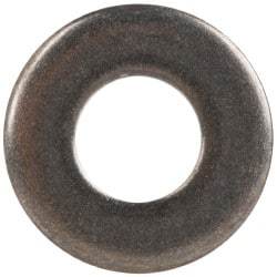 Made in USA - #10 Screw, Grade AN960 Stainless Steel Standard Flat Washer - 0.203" ID x 0.438" OD, 0.063" Thick, Passivated Finish, Meets Military Specifications - Americas Industrial Supply
