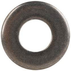 Made in USA - #10 Screw, Grade AN960 Stainless Steel Standard Flat Washer - 0.203" ID x 0.438" OD, 0.063" Thick, Passivated Finish, Meets Military Specifications - Americas Industrial Supply