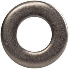 Made in USA - 1/4" Screw, Grade AN960 Stainless Steel Standard Flat Washer - 0.267" ID x 1/2" OD, 0.063" Thick, Passivated Finish, Meets Military Specifications - Americas Industrial Supply