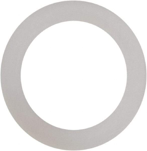 Made in USA - #12 Screw, Grade 6/6 Nylon Standard Flat Washer - 1/4" ID x 3/8" OD, 0.015" Thick, Plain Finish - Americas Industrial Supply