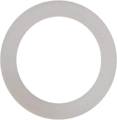 Made in USA - #12 Screw, Grade 6/6 Nylon Standard Flat Washer - 1/4" ID x 3/8" OD, 0.015" Thick, Plain Finish - Americas Industrial Supply