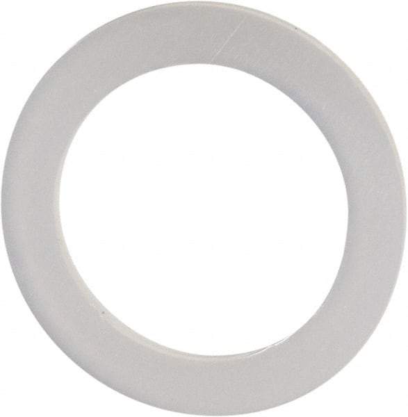 Made in USA - 3/8" Screw, Grade 6/6 Nylon Standard Flat Washer - 7/16" ID x 5/8" OD, 0.031" Thick, Plain Finish - Americas Industrial Supply