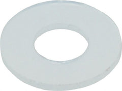 1/4″ Screw Standard Flat Washer: Nylon, Uncoated 0.251″ ID, 0.373″ OD, 0.009″ Thick