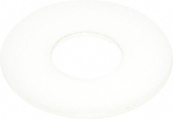 Made in USA - 3/4" Screw, Grade 6/6 Nylon Standard Flat Washer - 0.812" ID x 2" OD, 0.1" Thick, Plain Finish - Americas Industrial Supply