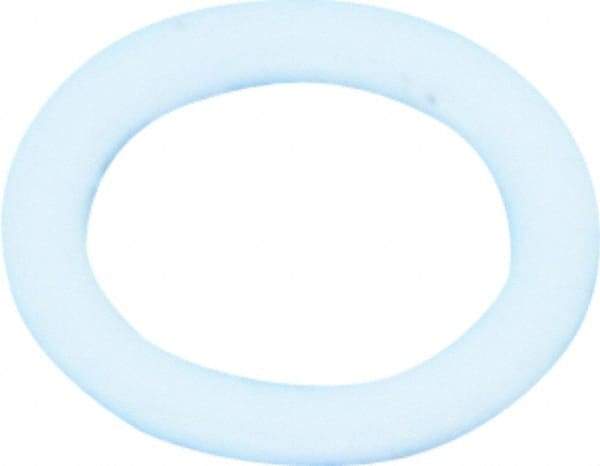 Made in USA - #8 Screw, PTFE Standard Flat Washer - 0.197" ID x 0.28" OD, 0.015" Thick, Plain Finish - Americas Industrial Supply