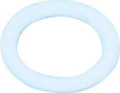 Made in USA - #8 Screw, PTFE Standard Flat Washer - 0.197" ID x 0.28" OD, 0.015" Thick, Plain Finish - Americas Industrial Supply