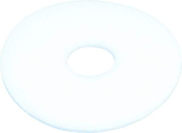 Made in USA - #8 Screw, PTFE Standard Flat Washer - 0.197" ID x 3/4" OD, 0.031" Thick, Plain Finish - Americas Industrial Supply