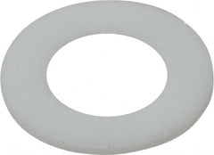 Made in USA - 1/4" Screw, PTFE Standard Flat Washer - 0.281" ID x 1/2" OD, 0.031" Thick, Plain Finish - Americas Industrial Supply