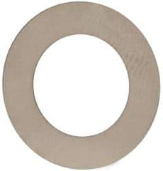 Made in USA - 0.012" Thick, 0.38" Inside x 5/8" OD, Round Shim - 5/16" Screw, Uncoated 302/304 Stainless Steel - Americas Industrial Supply