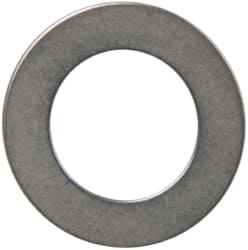 4″ Screw Standard Flat Washer: Grade 316 Stainless Steel, Uncoated 0.128″ ID, 1/4″ OD, 0.026″ Thick