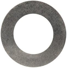 Made in USA - 0.002" Thick, 0.38" Inside x 5/8" OD, Round Shim - 5/16" Screw, Uncoated 302/304 Stainless Steel - Americas Industrial Supply