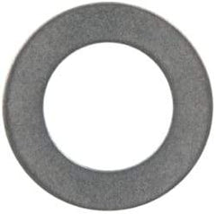Made in USA - 0.004" Thick, 0.38" Inside x 5/8" OD, Round Shim - 5/16" Screw, Uncoated 302/304 Stainless Steel - Americas Industrial Supply