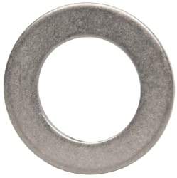 Made in USA - 0.048" Thick, 0.38" Inside x 5/8" OD, Round Shim - 5/16" Screw, Uncoated 302/304 Stainless Steel - Americas Industrial Supply
