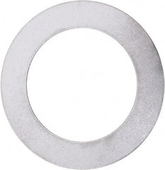 Made in USA - 0.012" Thick, 0.505" Inside x 3/4" OD, Round Shim - 7/16" Screw, Uncoated 302/304 Stainless Steel - Americas Industrial Supply