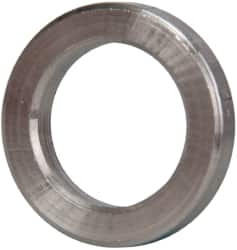 Made in USA - 1/8" Thick, 0.505" Inside x 3/4" OD, Round Shim - 7/16" Screw, Uncoated 300 Stainless Steel - Americas Industrial Supply