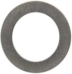 Made in USA - 0.016" Thick, 0.505" Inside x 3/4" OD, Round Shim - 7/16" Screw, Uncoated 302/304 Stainless Steel - Americas Industrial Supply