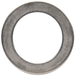 Made in USA - 0.02" Thick, 0.505" Inside x 3/4" OD, Round Shim - 7/16" Screw, Uncoated 302/304 Stainless Steel - Americas Industrial Supply