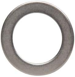 Made in USA - 0.03" Thick, 0.505" Inside x 3/4" OD, Round Shim - 7/16" Screw, Uncoated 302/304 Stainless Steel - Americas Industrial Supply