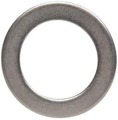 Made in USA - 0.03" Thick, 0.505" Inside x 3/4" OD, Round Shim - 7/16" Screw, Uncoated 302/304 Stainless Steel - Americas Industrial Supply