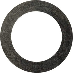 Made in USA - 0.004" Thick, 0.505" Inside x 3/4" OD, Round Shim - 7/16" Screw, Uncoated 302/304 Stainless Steel - Americas Industrial Supply