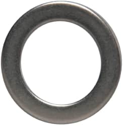 Made in USA - 0.048" Thick, 0.505" Inside x 3/4" OD, Round Shim - 7/16" Screw, Uncoated 302/304 Stainless Steel - Americas Industrial Supply