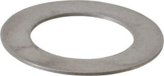 Made in USA - 0.024" Thick, 0.63" Inside x 1" OD, Round Shim - 9/16" Screw, Uncoated 302/304 Stainless Steel - Americas Industrial Supply