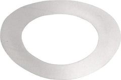 Made in USA - 0.003" Thick, 0.63" Inside x 1" OD, Round Shim - 9/16" Screw, Uncoated 302/304 Stainless Steel - Americas Industrial Supply
