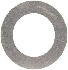 Made in USA - 0.005" Thick, 0.63" Inside x 1" OD, Round Shim - 9/16" Screw, Uncoated 302/304 Stainless Steel - Americas Industrial Supply