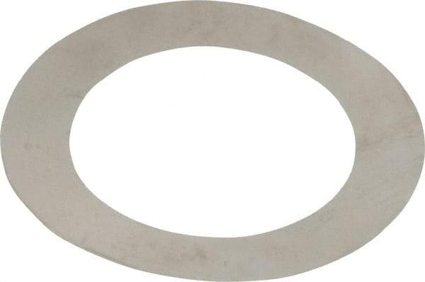 Made in USA - 0.001" Thick, 0.755" Inside x 1-1/8" OD, Round Shim - 5/8" Screw, Uncoated 302/304 Stainless Steel - Americas Industrial Supply