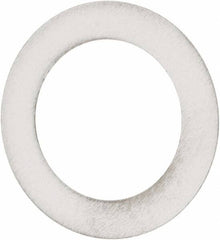 Made in USA - 0.012" Thick, 0.755" Inside x 1-1/8" OD, Round Shim - 5/8" Screw, Uncoated 302/304 Stainless Steel - Americas Industrial Supply