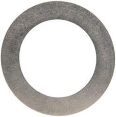 Made in USA - 0.016" Thick, 0.755" Inside x 1-1/8" OD, Round Shim - 5/8" Screw, Uncoated 302/304 Stainless Steel - Americas Industrial Supply