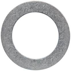 Made in USA - 0.02" Thick, 0.755" Inside x 1-1/8" OD, Round Shim - 5/8" Screw, Uncoated 302/304 Stainless Steel - Americas Industrial Supply