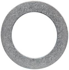 Made in USA - 0.02" Thick, 0.755" Inside x 1-1/8" OD, Round Shim - 5/8" Screw, Uncoated 302/304 Stainless Steel - Americas Industrial Supply