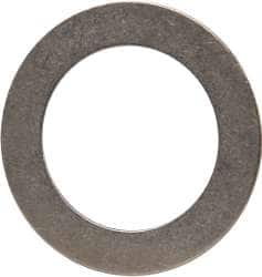 Made in USA - 0.024" Thick, 0.755" Inside x 1-1/8" OD, Round Shim - 5/8" Screw, Uncoated 302/304 Stainless Steel - Americas Industrial Supply